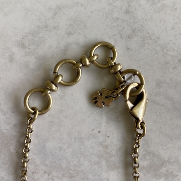 Beaded and metal necklace - Picture 5 of 6